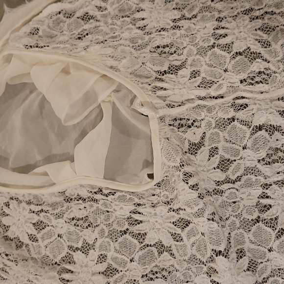 BCBG Generation lace button up top - Picture 9 of 9